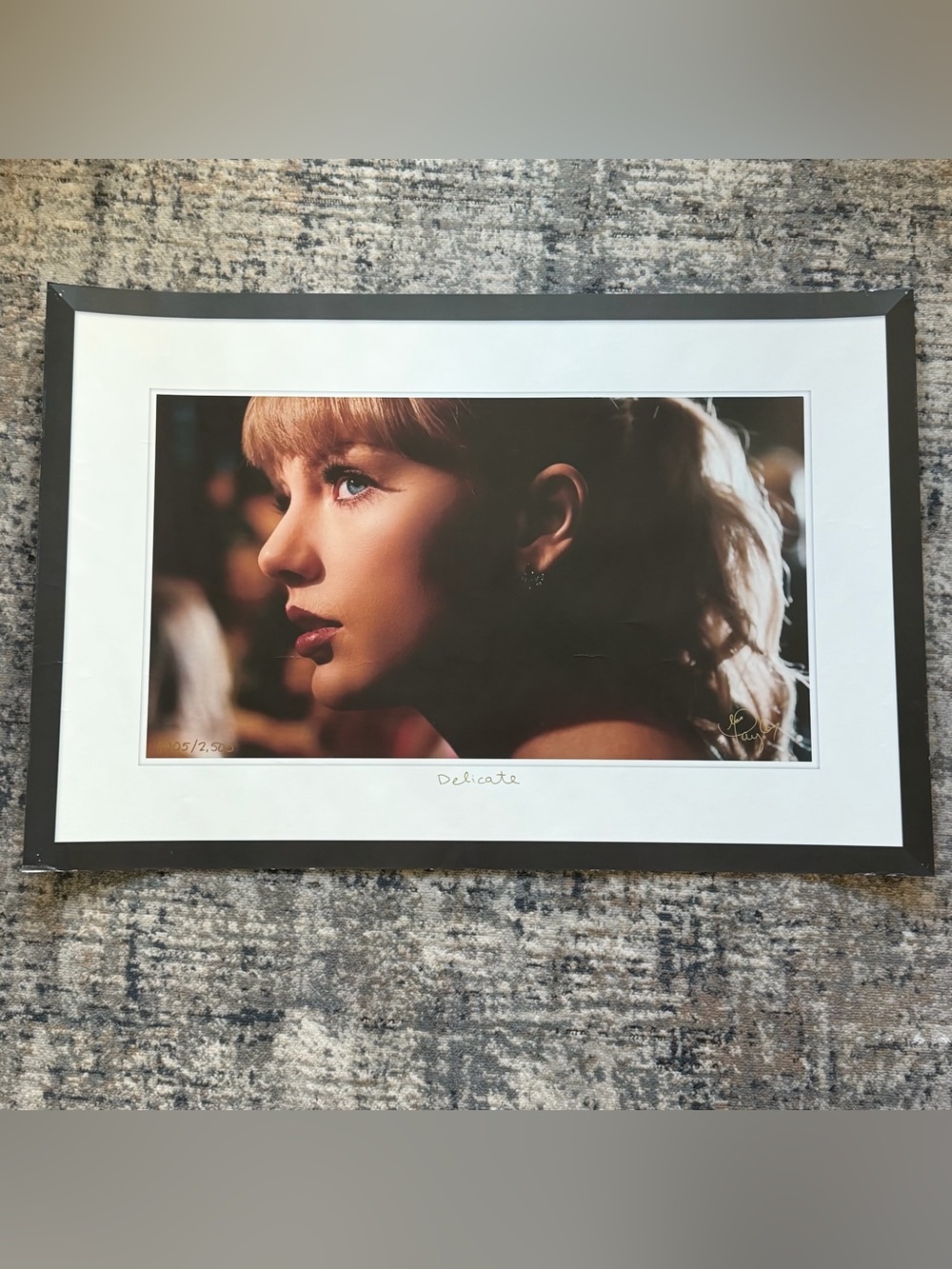 Taylor Swift Delicate Close Up Lithograph #1,005/2,000